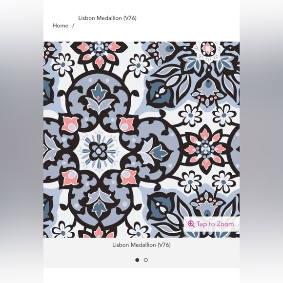 Vera Bradley Deluxe Travel Tote Bag ✨ Lisbon Medallion - Picture 8 of 16